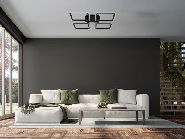 LED Stmívatelné stropní svítidlo LED/95W/230V 3000-6500K + dálkové ovládání