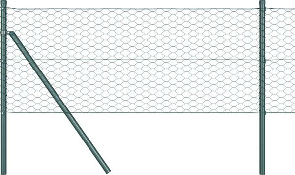 Hexagonální oplocení 0,4 x 25 m PVC Zelená