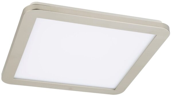 CLX LED panel do koupelny NAPOLEONE, 18W, teplá bílá, 30x30cm, satinovaný 10-66831
