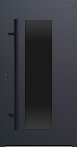 Hliníkové vchodové dveře FM Turen Premium P90 M28 BLACKLINE antracit RAL7016
