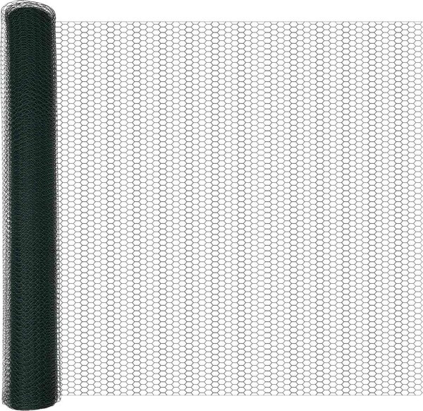 Hexagonální oplocení 1,2 x 10 m PVC Zelená