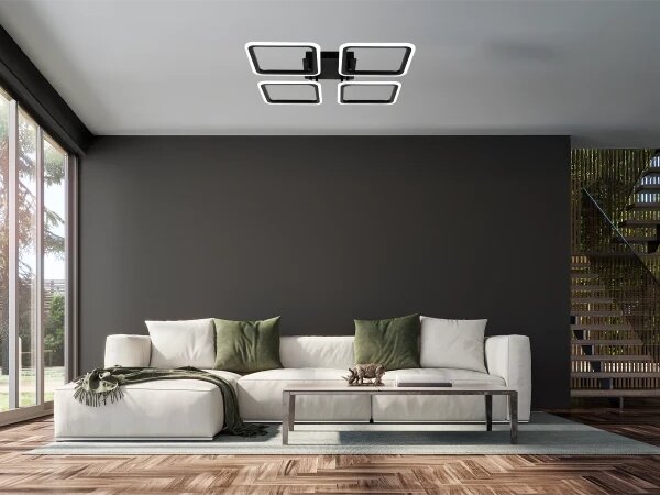 LED Stmívatelné stropní svítidlo LED/95W/230V 3000-6500K + dálkové ovládání