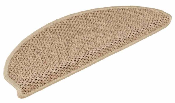 Samolepící nášlapy na schody vzhled sisal 15 ks 65x21x4 cm 326879