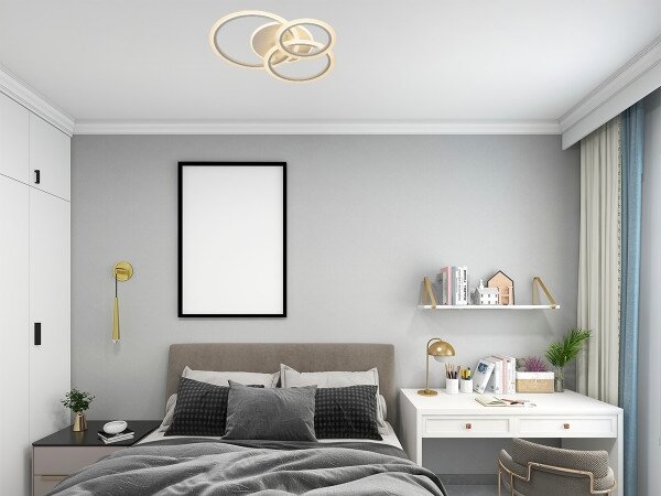 LED Stmívatelné stropní svítidlo LED/90W/230V 3000-6500K + dálkové ovládání