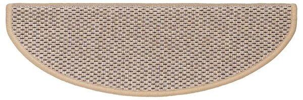 Samolepící nášlapy na schody vzhled sisal 15 ks 65x21x4 cm 326880