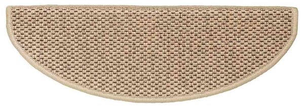 Samolepící nášlapy na schody vzhled sisal 15 ks 65x21x4 cm 326879
