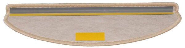Samolepící nášlapy na schody vzhled sisal 15 ks 65x21x4 cm 326880