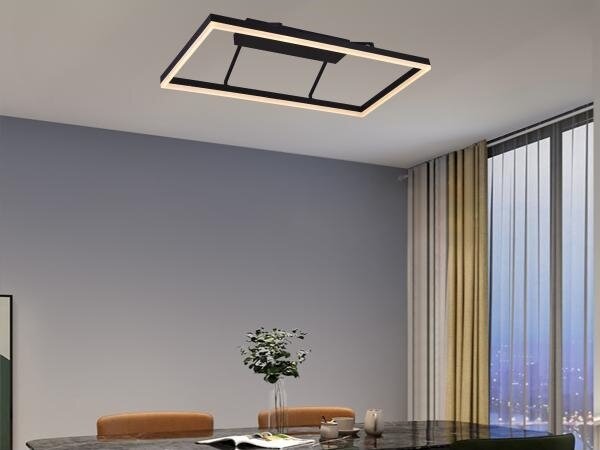 LED Stmívatelný přisazený lustr LED/55W/230V 3000-6500K + dálkové ovládání