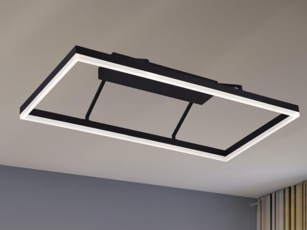 LED Stmívatelný přisazený lustr LED/55W/230V 3000-6500K + dálkové ovládání