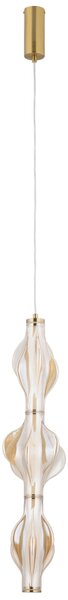 TK Lighting Závěsné svítidlo na lanku 18214 ELVA mosaz LED 22W