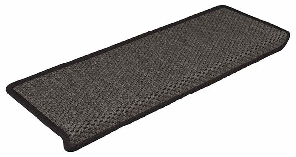 Samolepící nášlapy na schody vzhled sisal 15 ks 65x21x4 cm 326885