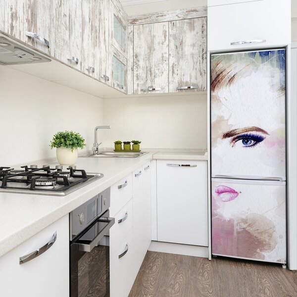 Foto tapeta na ledničku Abstrakce žena FridgeStick-70x190-f-68067814