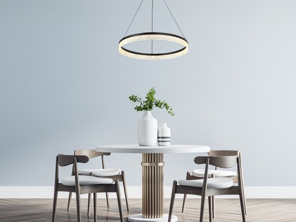 LED Stmívatelný lustr na lanku ALIANZ LED/45W/230V 3000-6000K + dálkové ovládání