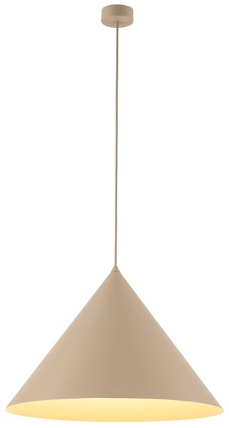 TK Lighting Závěsné svítidlo na lanku 10622 CONO XL písková