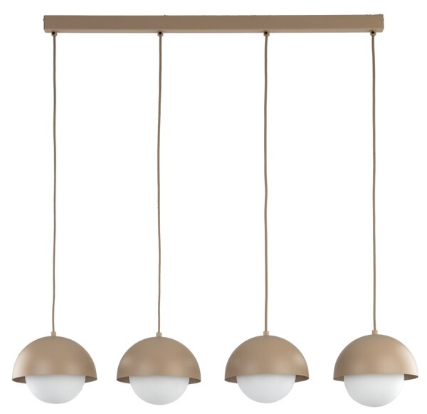 TK Lighting Závěsné svítidlo na lanku 10965 BONO písková 4XG9