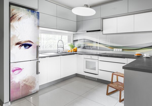 Foto tapeta na ledničku Abstrakce žena FridgeStick-70x190-f-68067814