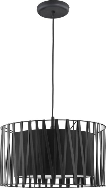 TK-LIGHTING Závěsné osvětlení na lanku MASSIMO, černý 1654