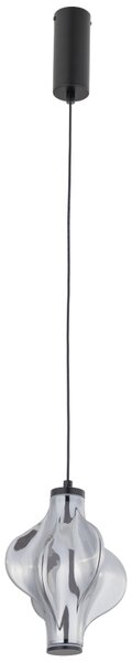 TK Lighting Závěsné svítidlo na lanku 18213 ELVA černá LED 8W