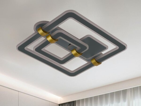 LED Stmívatelné stropní svítidlo LED/140W/230V 3000-6500K + dálkové ovládání