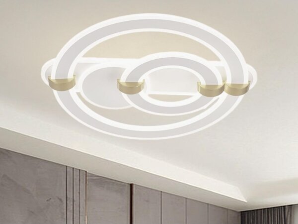 LED Stmívatelné stropní svítidlo LED/120W/230V 3000-6500K + dálkové ovládání
