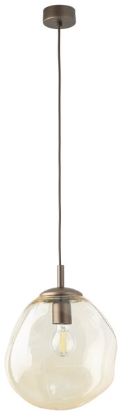 TK Lighting Závěsné svítidlo na lanku 11326 LAVA M hnědá