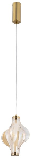 TK Lighting Závěsné svítidlo na lanku 18212 ELVA mosaz LED 8W