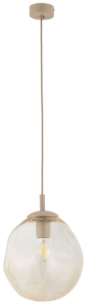 TK Lighting Závěsné svítidlo na lanku 11327 LAVA M písková