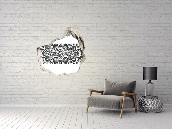 Díra 3D fototapeta nálepka Lidové květiny nd-p-166185124
