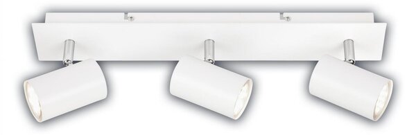 BRILONER Isil A LED stropní bodové svítidlo, energetická třída A, 3-ramenné, 50.000h životnost, nastavitelné, bílé 2840036