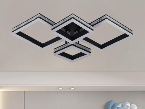 LED Stmívatelný přisazený lustr LED/175W/230V 3000-6500K + dálkové ovládání
