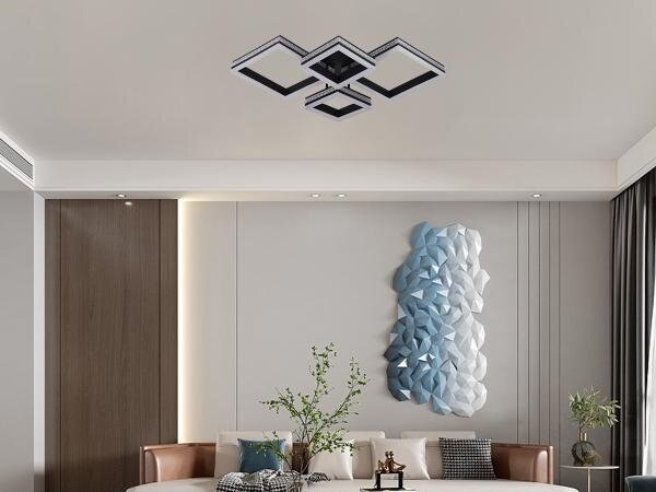 LED Stmívatelný přisazený lustr LED/175W/230V 3000-6500K + dálkové ovládání