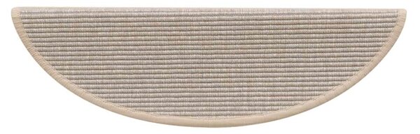 Schodové rohože 15 ks 56 x 17 x 3 cm stříbrné, půlkulaté 326895