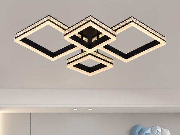 LED Stmívatelný přisazený lustr LED/175W/230V 3000-6500K + dálkové ovládání