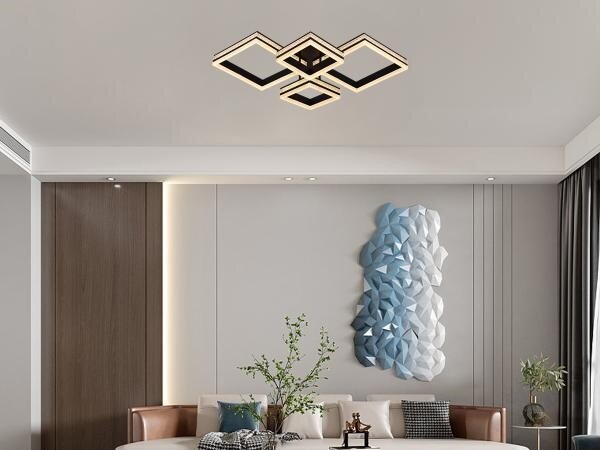 LED Stmívatelný přisazený lustr LED/175W/230V 3000-6500K + dálkové ovládání