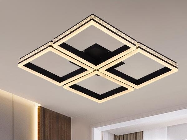 LED Stmívatelný přisazený lustr LED/215W/230V 3000-6500K + dálkové ovládání