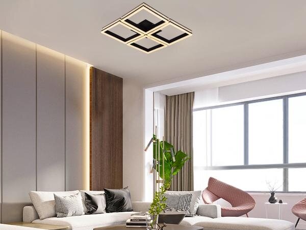 LED Stmívatelný přisazený lustr LED/215W/230V 3000-6500K + dálkové ovládání