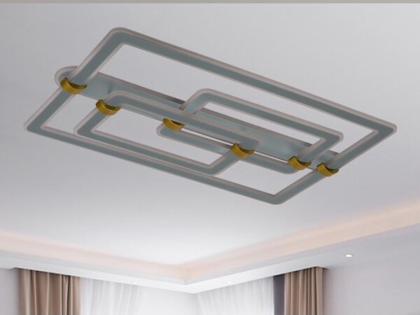 LED Stmívatelné stropní svítidlo LED/280W/230V 3000-6500K + dálkové ovládání