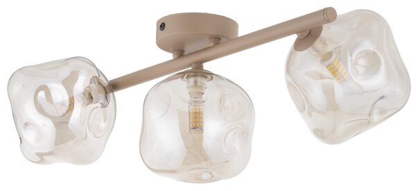 TK Lighting Stropní přisazené svítidlo 11105 LAVA písková