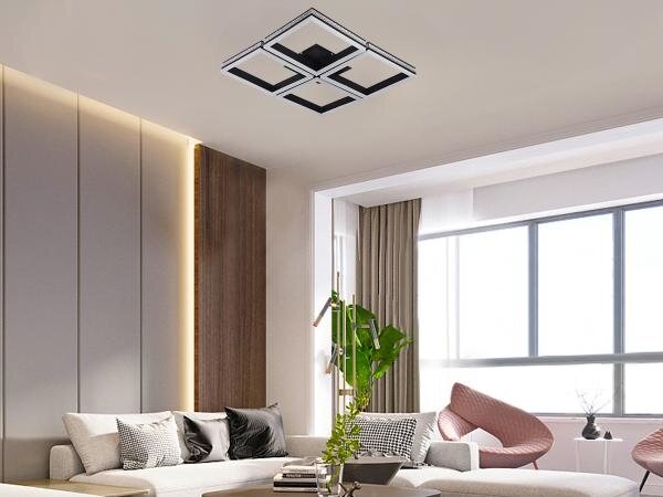 LED Stmívatelný přisazený lustr LED/215W/230V 3000-6500K + dálkové ovládání