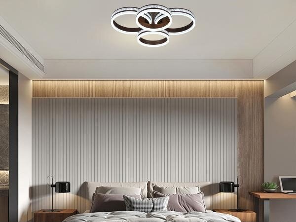 LED Stmívatelný přisazený lustr LED/150W/230V 3000-6500K + dálkové ovládání
