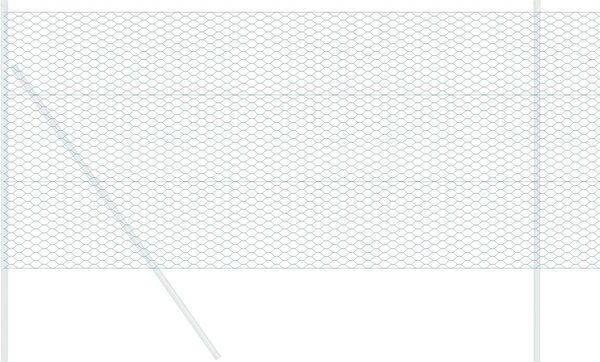 Hexagonální oplocení 1,4 x 10 m PVC Zelená