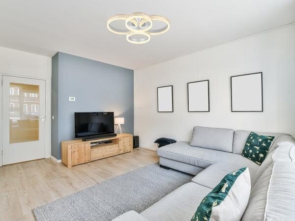 LED Stmívatelný přisazený lustr LED/150W/230V 3000-6500K + dálkové ovládání