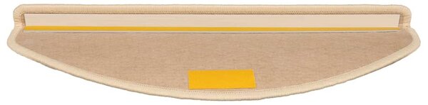 Schodové rohože 15 ks 65 x 21 x 4 cm stříbrné, půlkulaté, velké 326901