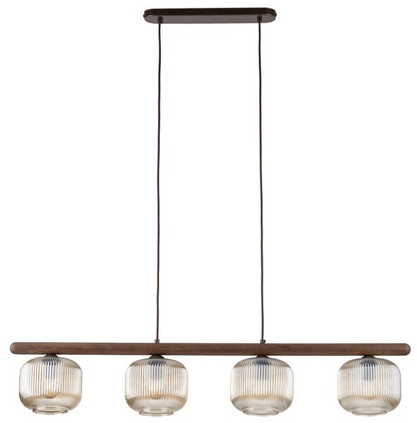 TK Lighting Závěsné svítidlo na lanku 11070 SALVIA hnědá