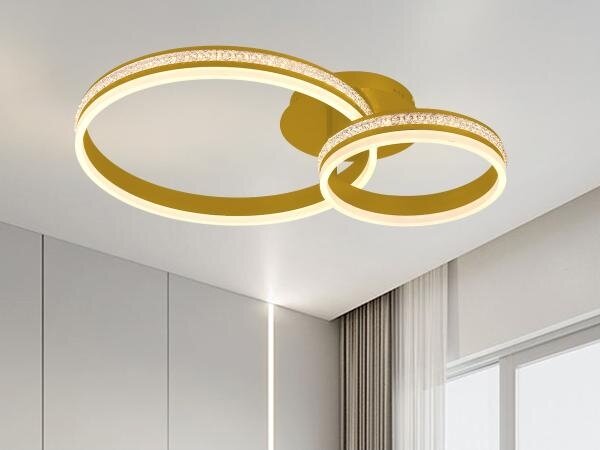 LED Stmívatelný přisazený lustr LED/110W/230V 3000-6500K + dálkové ovládání