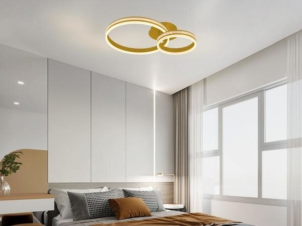 LED Stmívatelný přisazený lustr LED/110W/230V 3000-6500K + dálkové ovládání