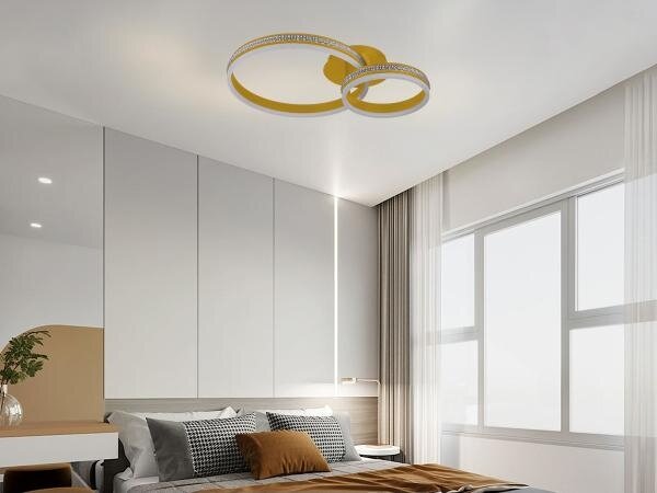LED Stmívatelný přisazený lustr LED/110W/230V 3000-6500K + dálkové ovládání