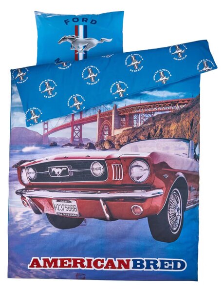 3D Bavlněné povlečení MUSTANG LEGEND barevné, 100% bavlna Rozměr povlečení: 80 x 80 cm | 135 x 200 cm