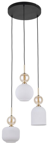 TK Lighting Závěsné svítidlo na lanku 11592 SOPHIA koňaková bílá