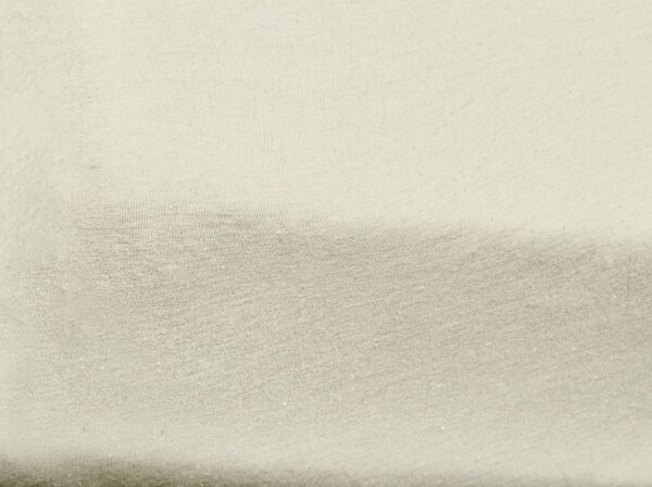 Jersey prostěradlo do dětské postýlky světle krémové 70 x 140 cm